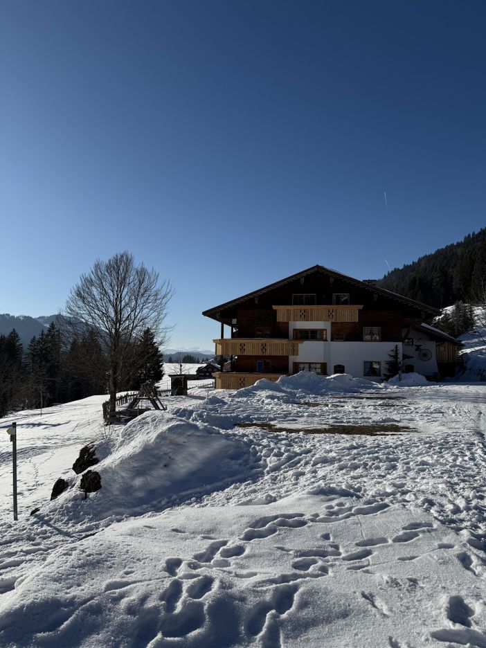 Haus im Winter