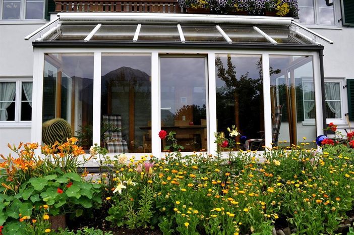 Der Wintergarten im Sommer