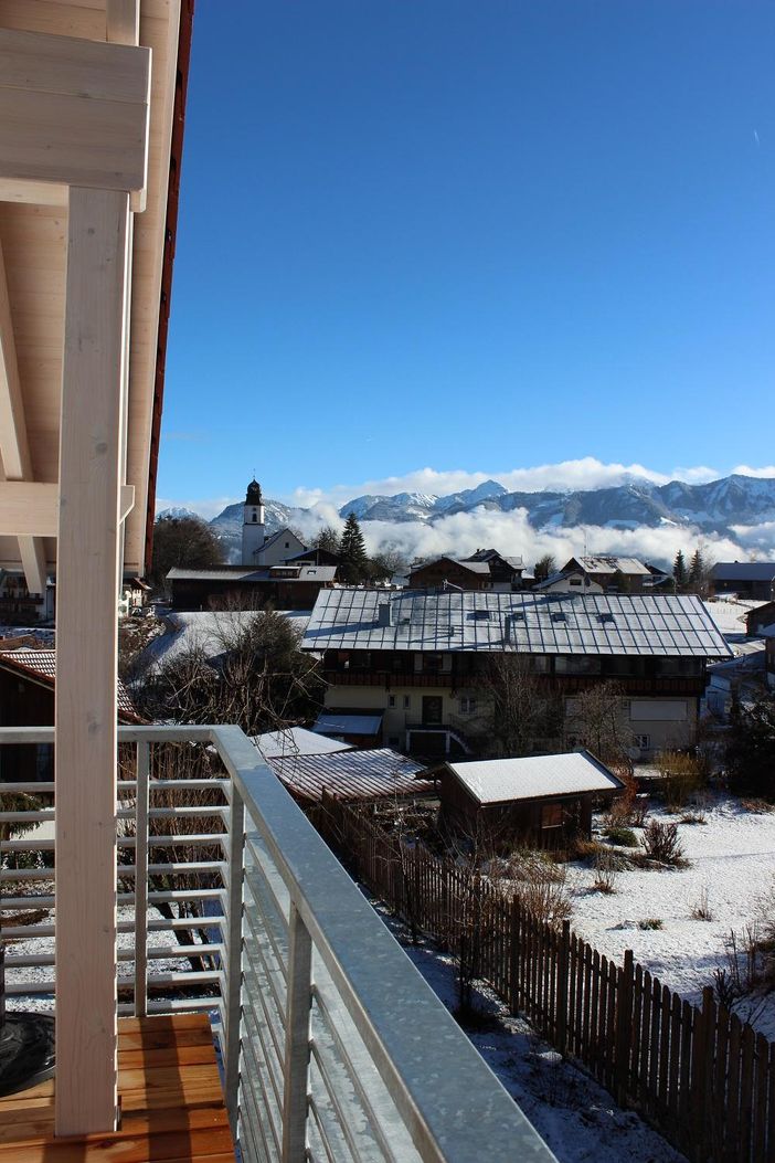 Blick vom Balkon