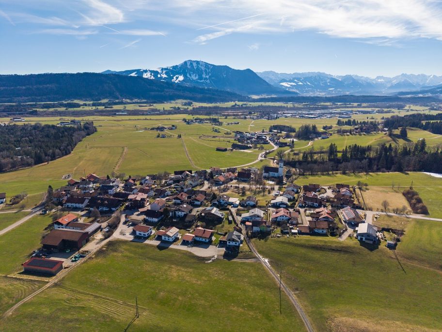 Eckarts und die Allgäuer Alpen im Hintergrund