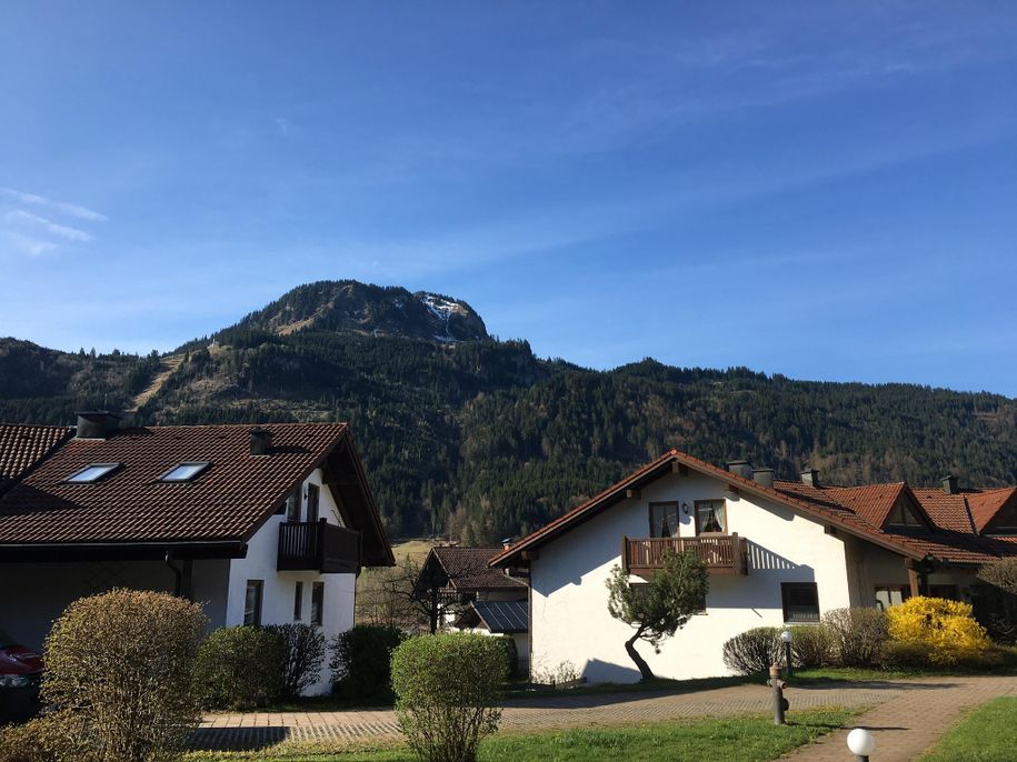 Bergblick im Frühling