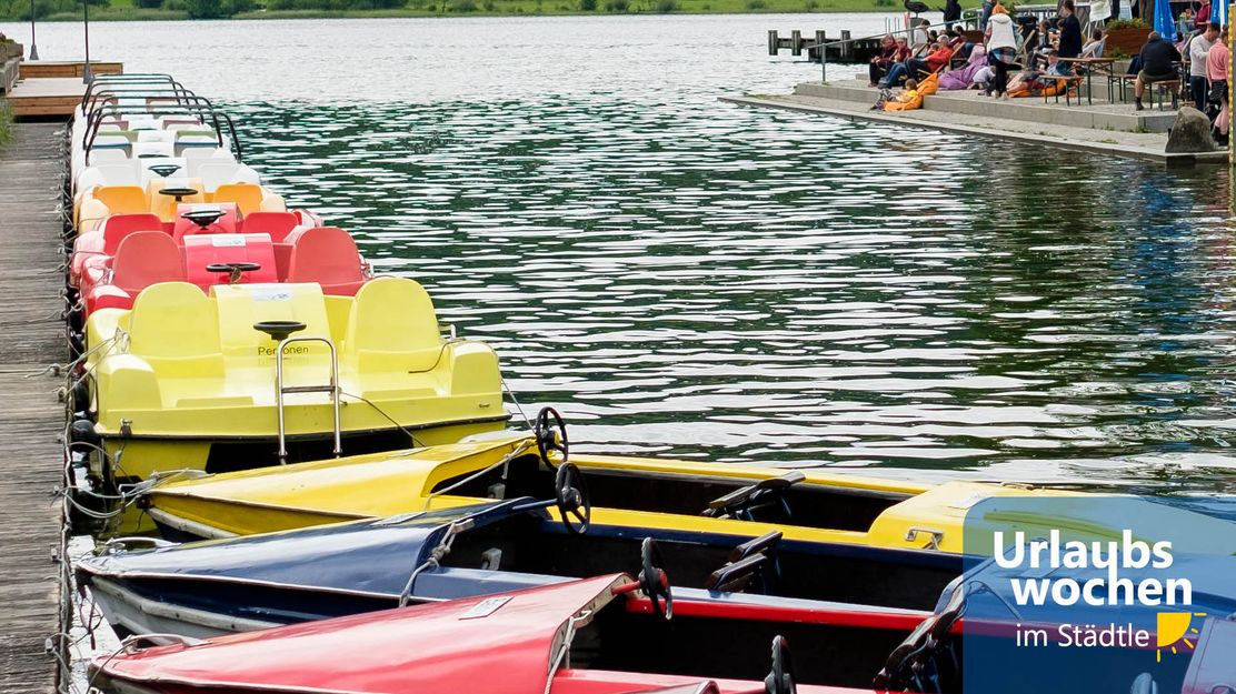 Tretboot mit Logo © Tourist Information Immenstadt, Tan Akman