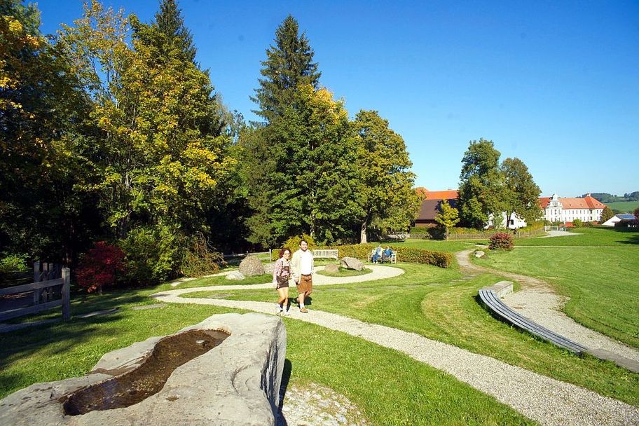 Meditationsgarten im Kneipp-Aktiv-Park Ottobeuren
