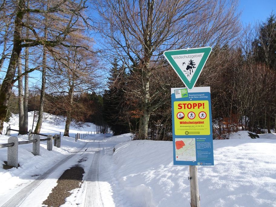 Wildschutzgebiet - Naturpark Nagelfluhkette