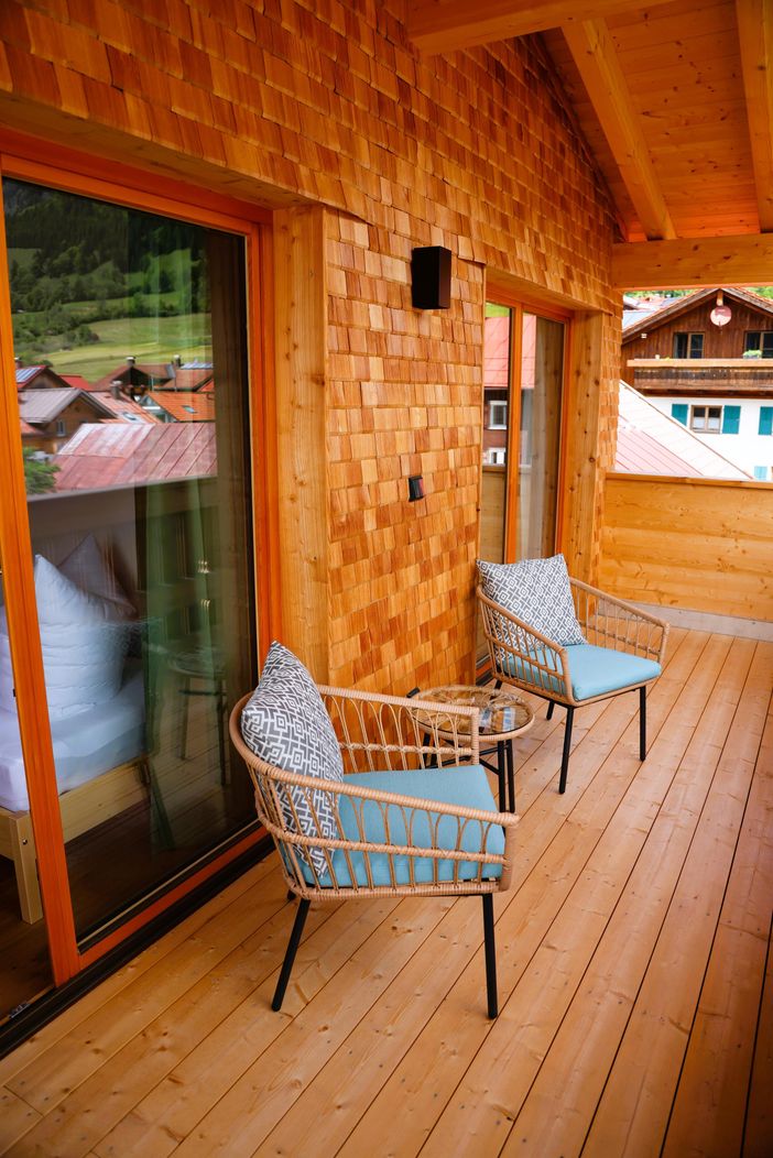 Außenbereich - Ost-Balkon