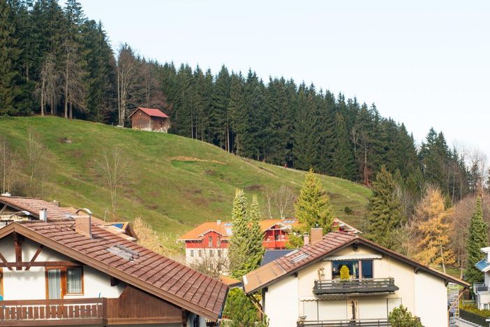 Herrlicher Blick vom Balkon..
