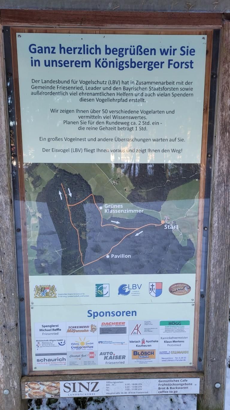 Vogellehrpfad Friesenried