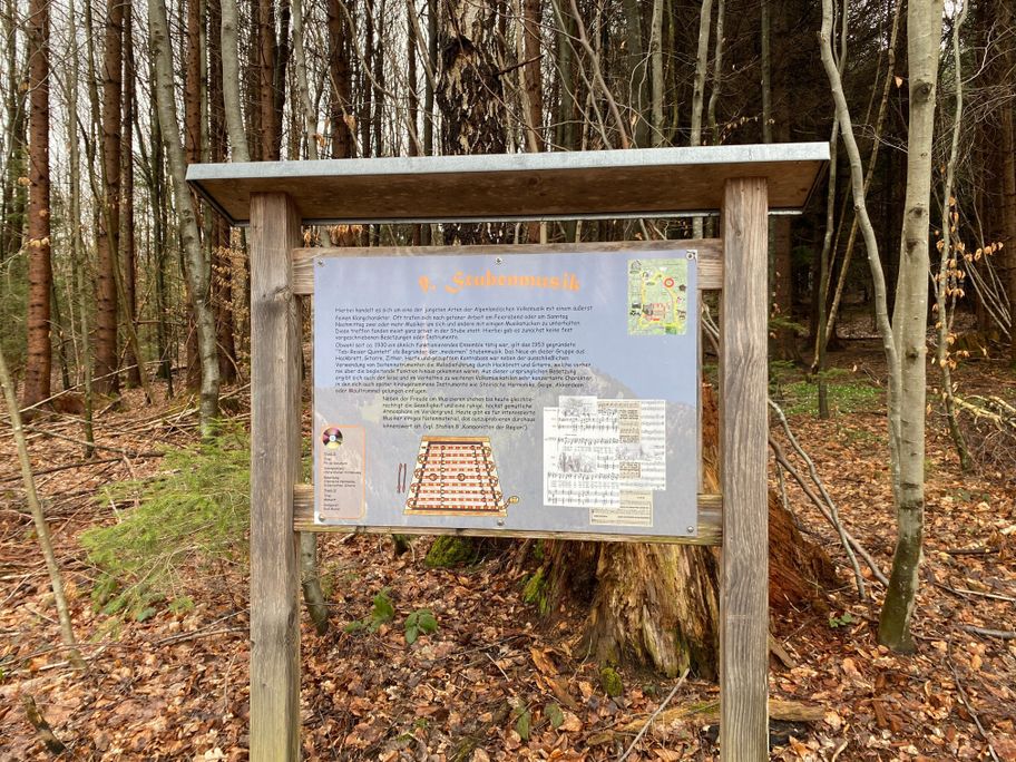 Musikalischer Wanderweg Tafel 2