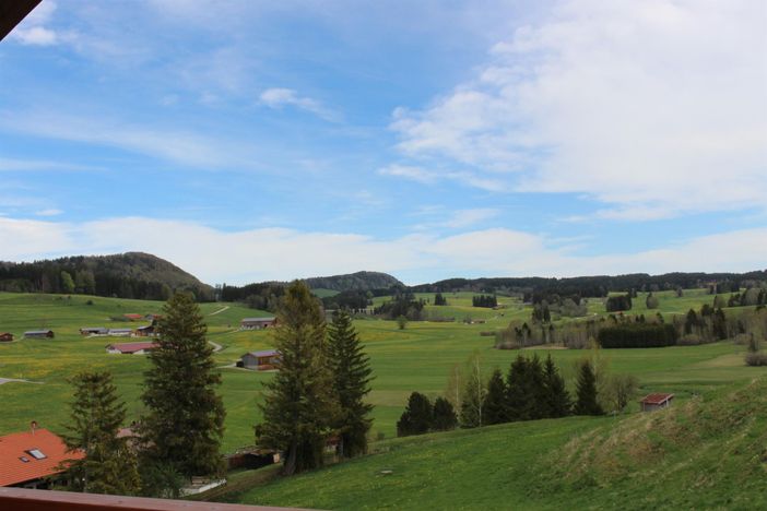 Bauernhof Hefele - Ausblick Gästezimmer Alpsee