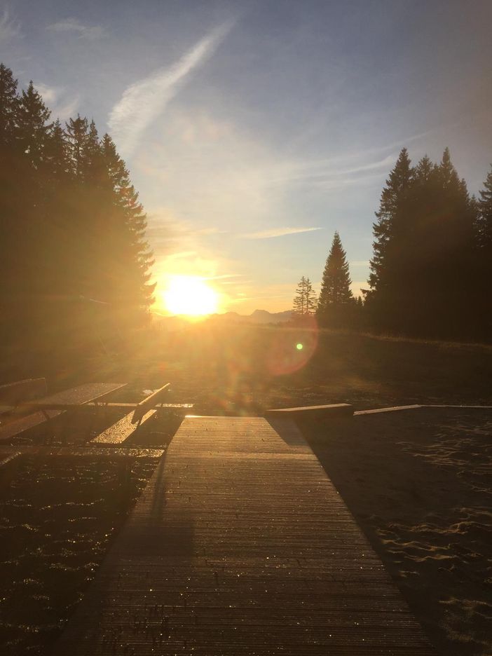 Sonnenaufgang genießen
