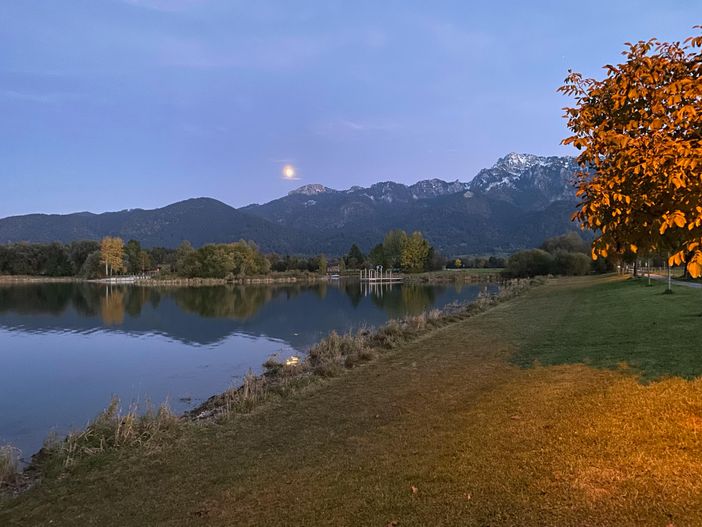 Forggensee mit Mond