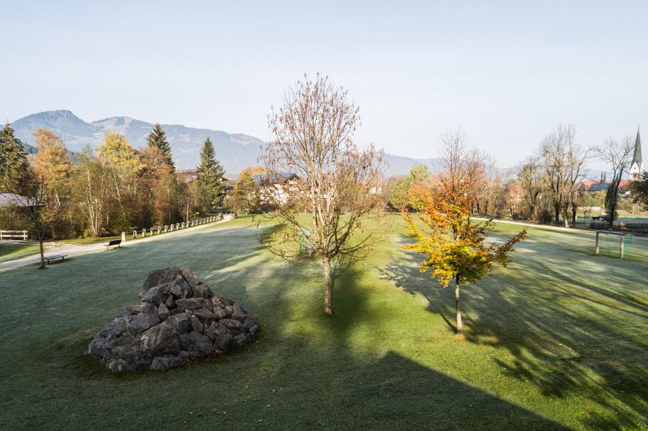 Herbst im Kurpark in Fischen im Allgäu