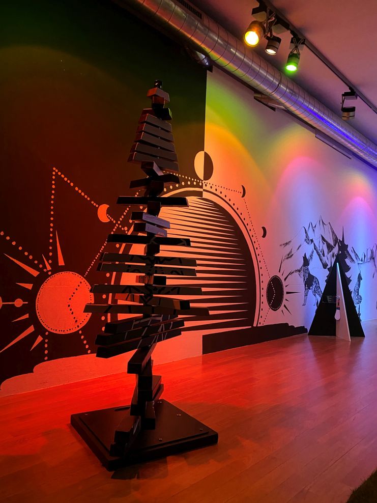 KinderKunstLabor: Geheimnisvolle Schatten (Ausstellungsansicht)