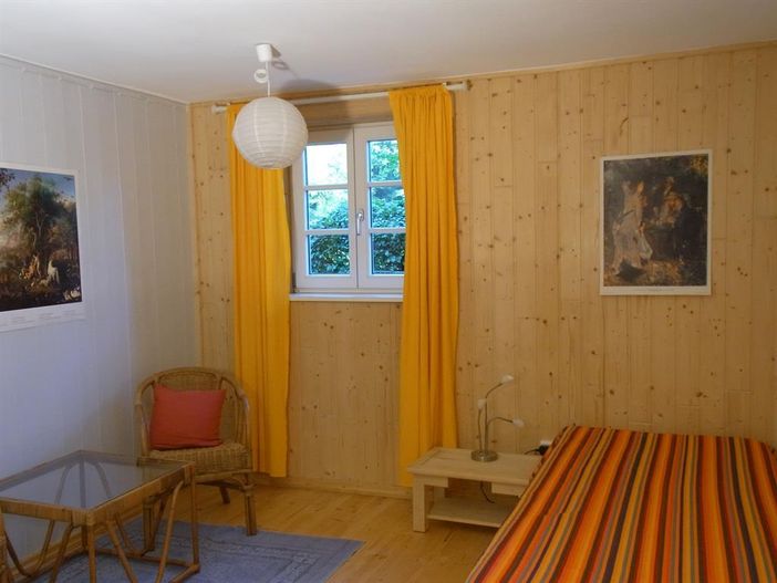 Schlafzimmer Ferienwohnung Erdgeschoß - 2 Betten