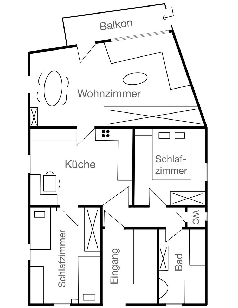 Fewo Grundriss