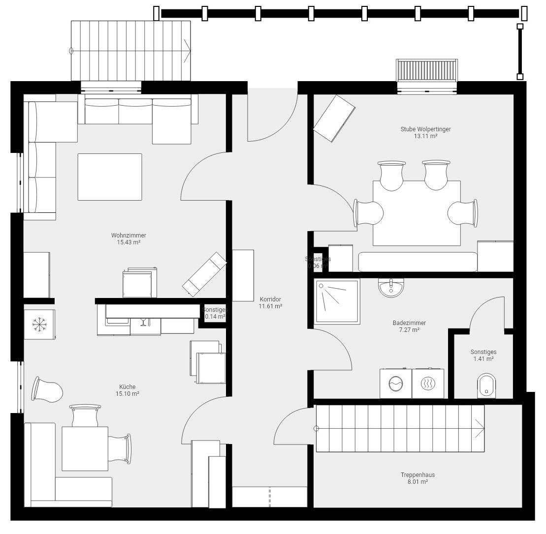 Beim Patzelt - Ferienhaus in Nesselwang - Erdgesch
