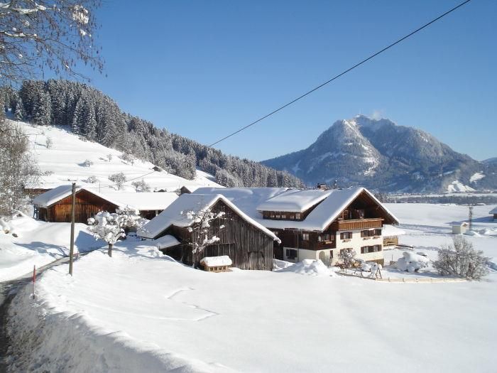 Winterrulaub auf dem Bauernhof