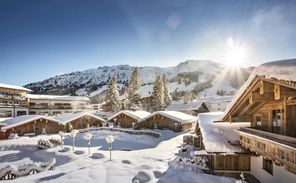 Alpin Chalets im Winter