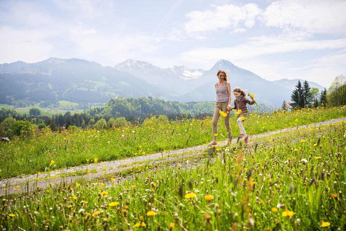 Idyllische Wanderwege in den Hörnerdörfern