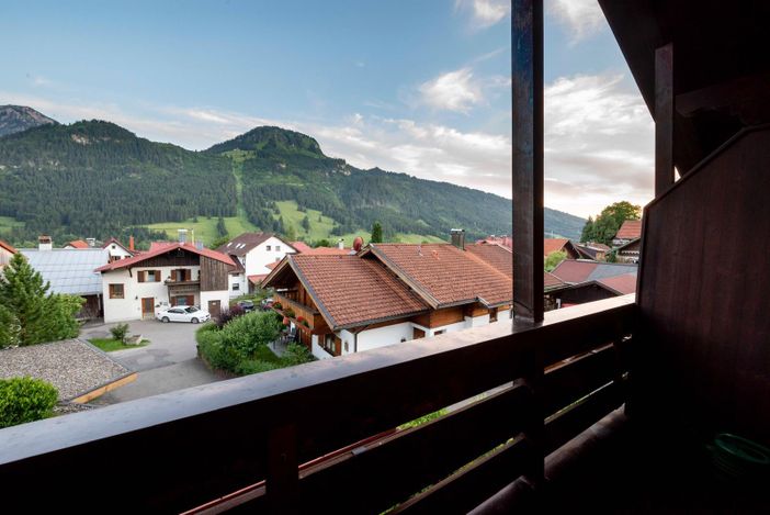 Aussicht vom Balkon