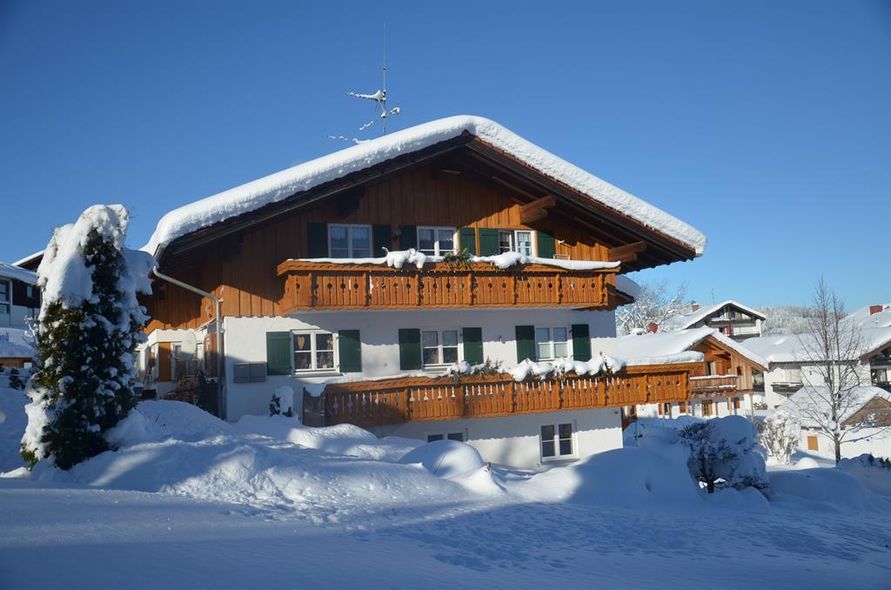 Unser Haus im Winter