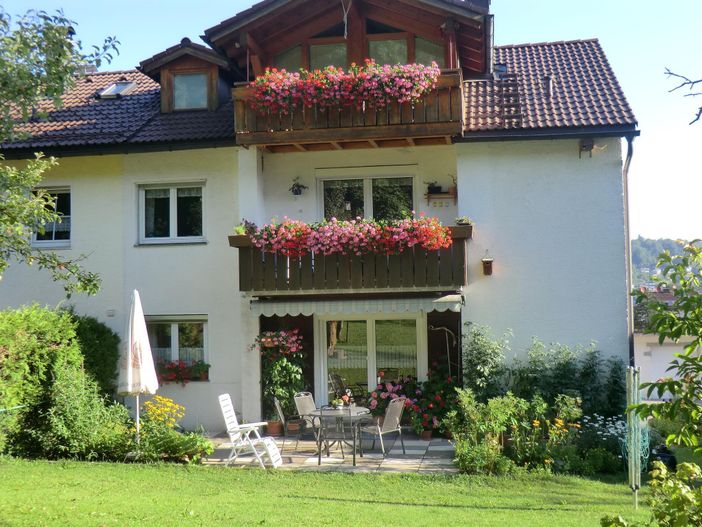 Blick aus dem Garten