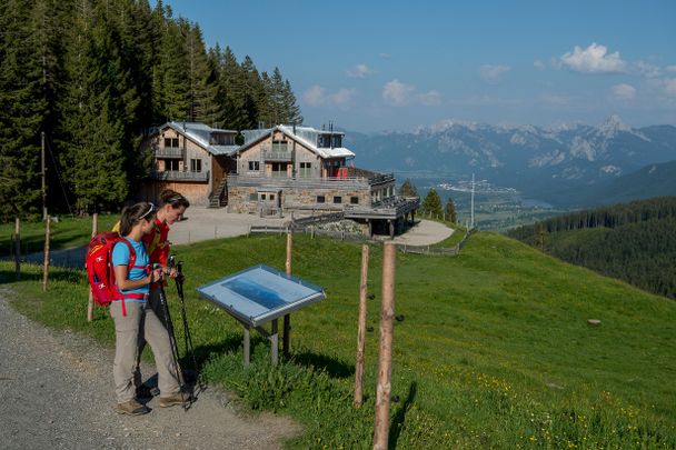 Panoramtafel nähe Alpspitzbahn