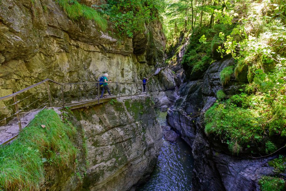 In die Starzlachklamm und zur Ruine Burgberg