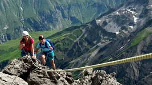 Geführte Klettertour auf die Trettachspitze