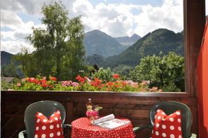 Auf dem Balkon