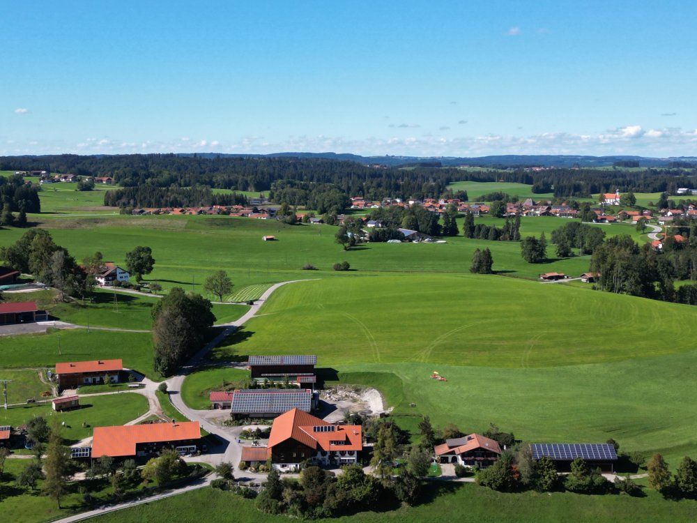 Drohnenansicht von oben