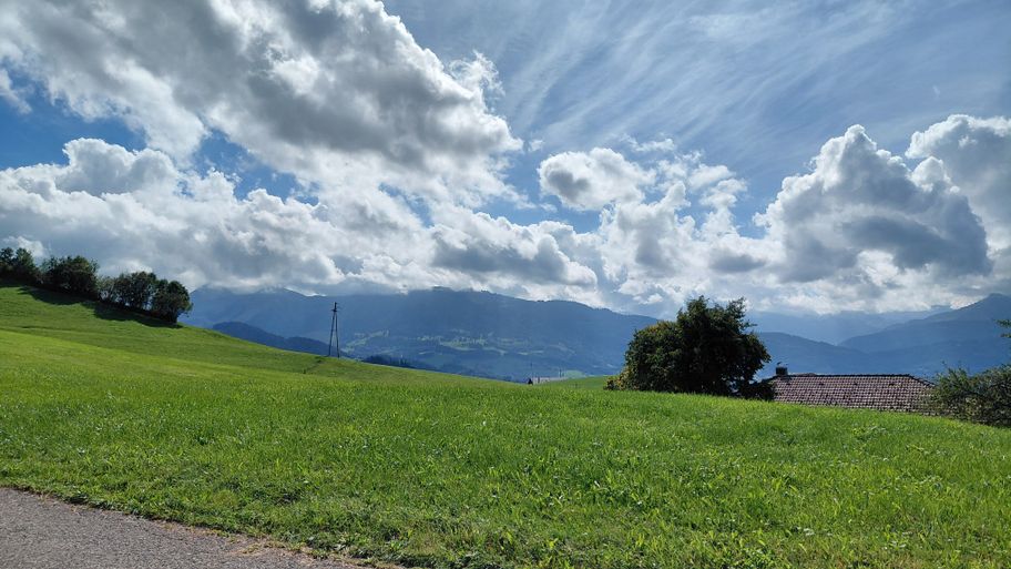 Wolkenspiel am Himmel