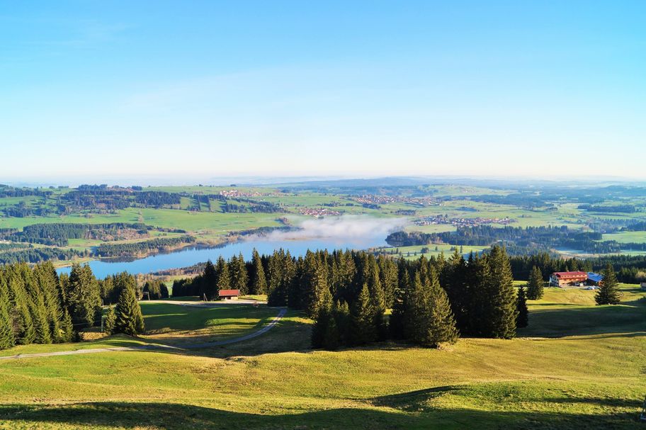 Buronhütte von oben