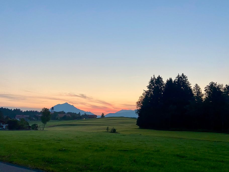 Ofterschwang im Morgengrauen