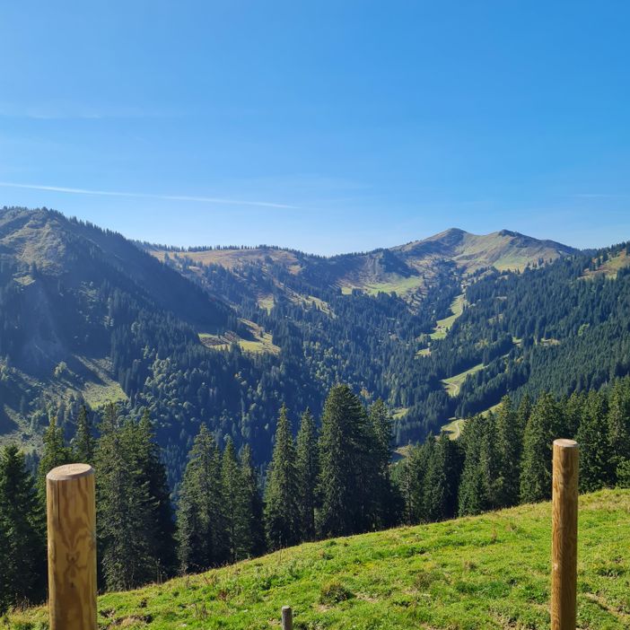 Blick auf die Berge