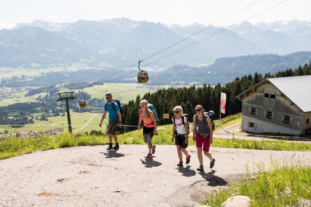 Schöne Wanderungen an der Hörnerbahn
