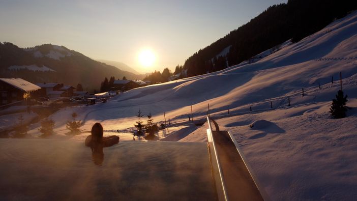 Abendstimmung Pool