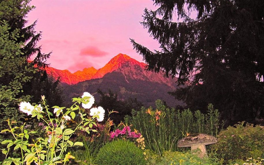 Sonnenuntergang - Alpenglühen am Rubihorn