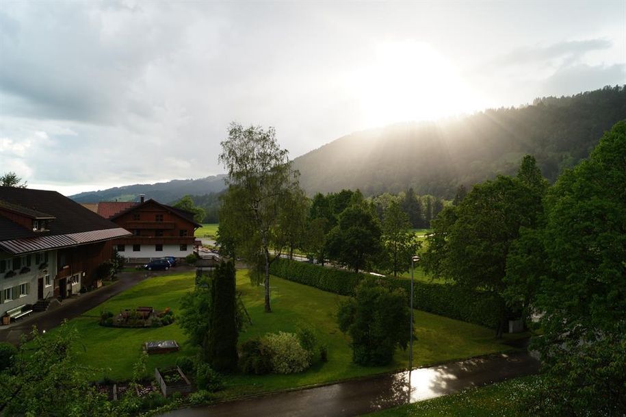 Blick vom Balkon