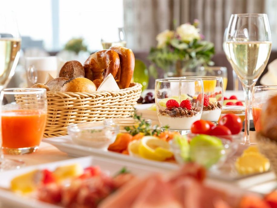 Hanusel Hof Frühstücksbuffet