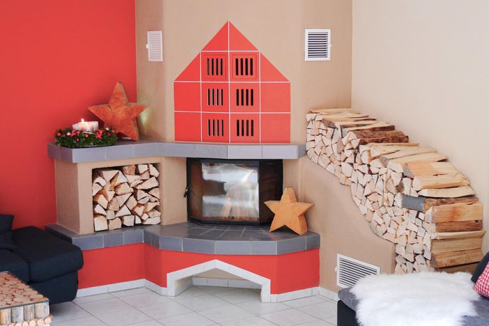 Gemütlicher Kamin