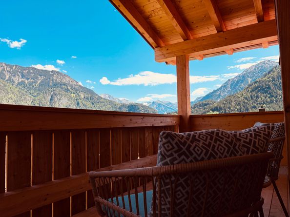 Ausblick vom Ostbalkon