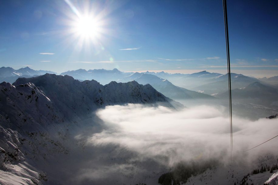 Ausblick von der Bergstation