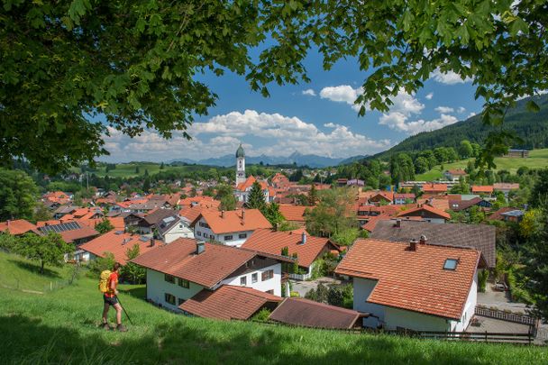 Blick auf Nesselwang