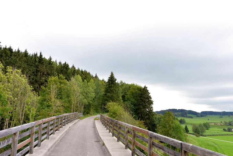 Unterwegs auf dem 2. Abschnitt der Schlossparkradrunde