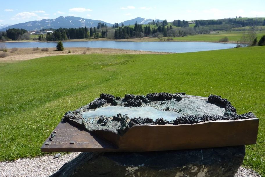 Moorerlebnis Mosaikreich, Oy-Mittelberg – Landschaftsmodell am Schwarzenberger Weiher