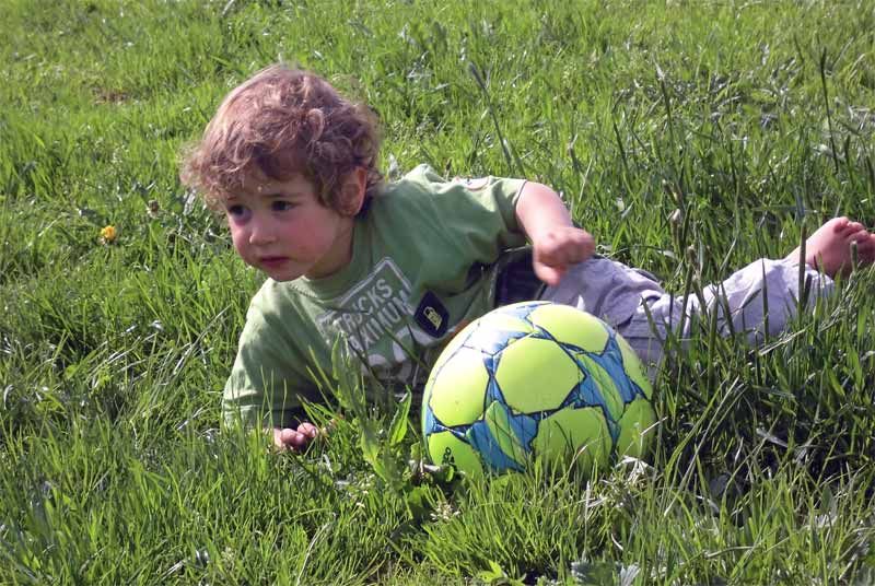 Bei uns können Ihre Kinder so richtig rumspringen