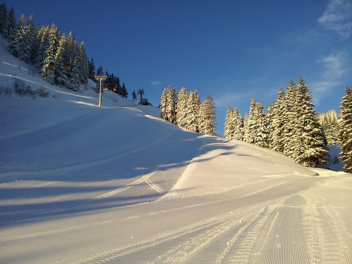 Blick zur Bergstation