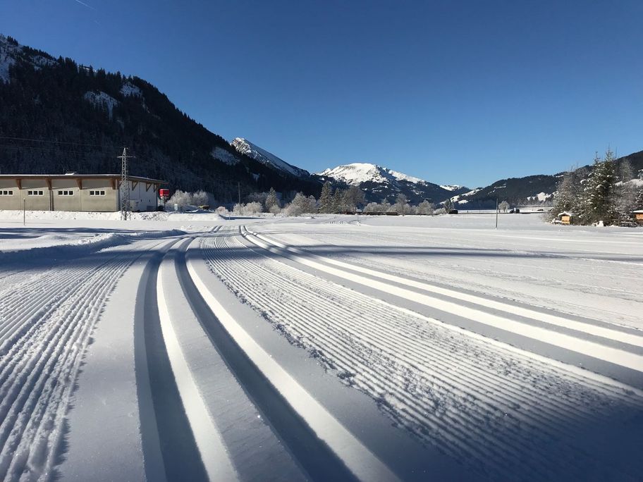 Beschneite Loipe Haldensee - große Runde