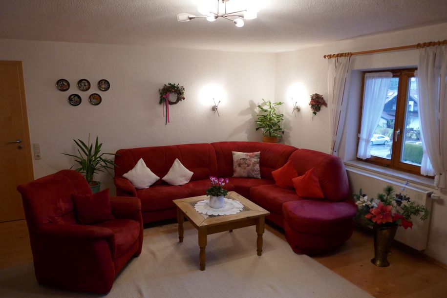 Wohnzimmer Parkblick